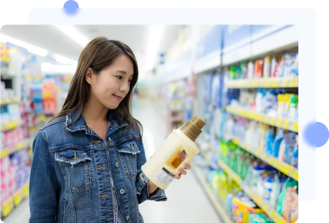 women in supermarket